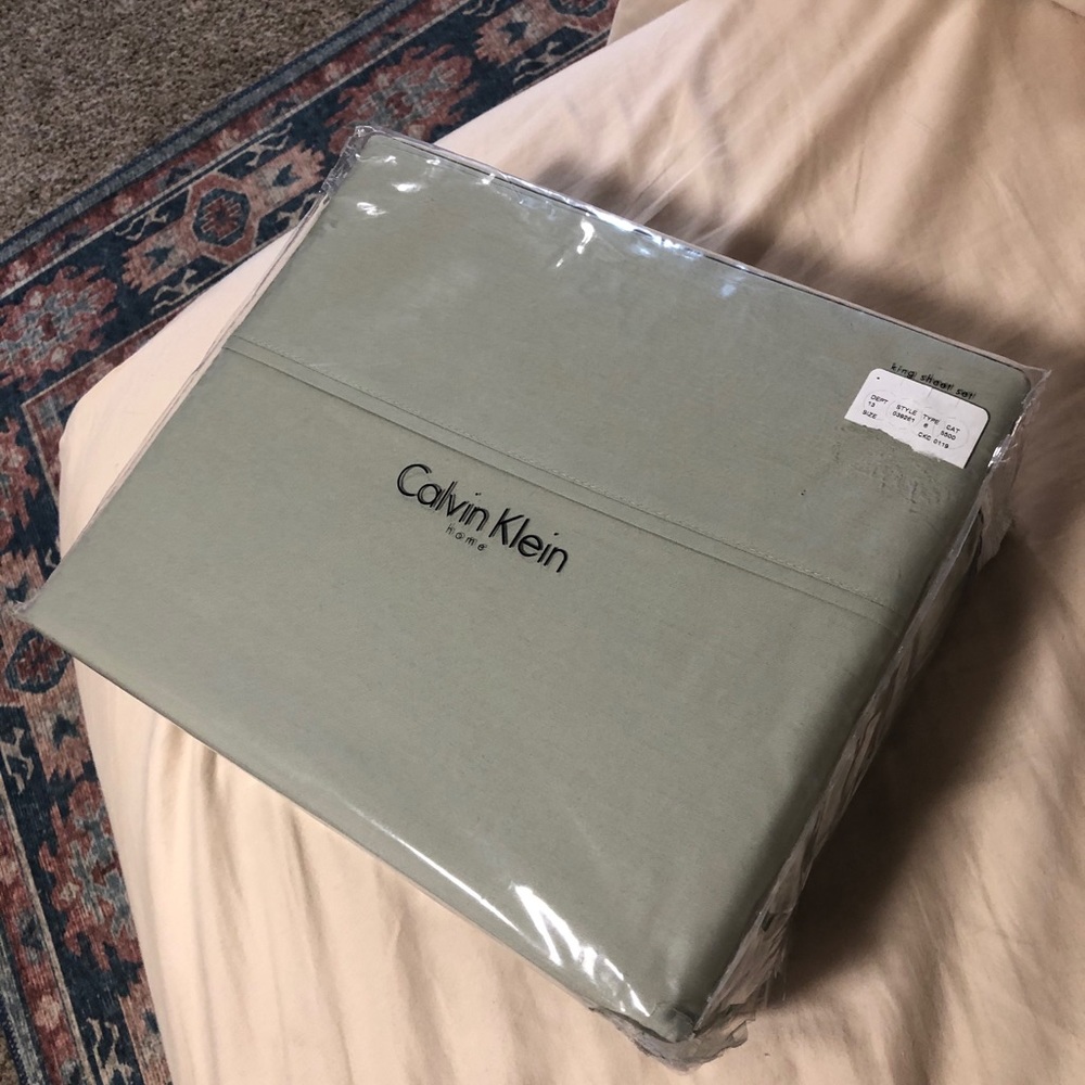 King Size Moss Green Bed Linens